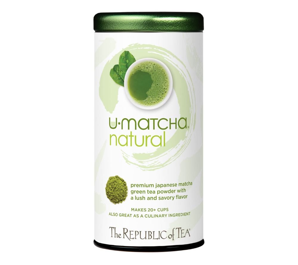 U•Matcha Natural Powder von The Republic of Tea kaufen – Fein gemahlener Matcha mit Umami-Aroma, ideal für Haferbrei, Smoothies & Energy Balls