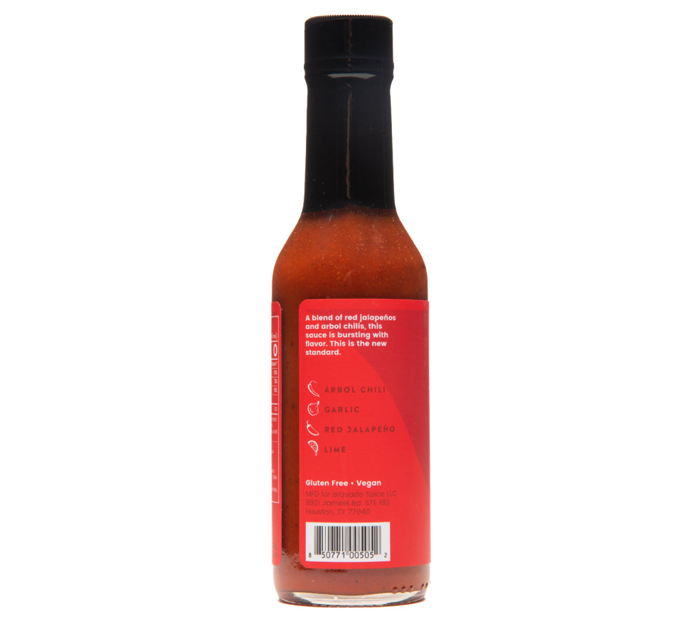 Arbol Chili & Garlic Hot Sauce von Bravado kaufen | Hot Sauce mit Árbol und Jalapeño Chilis | Ideal zu Grillfleisch und Tacos