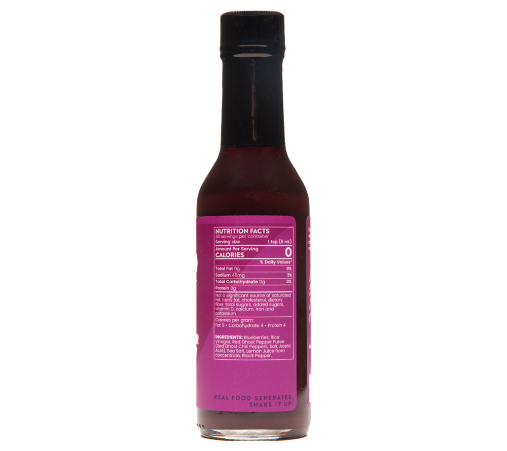 Ghost Pepper & Blueberry Hot Sauce von Bravado kaufen | Fruchtig-scharf mit Ghost Pepper und Blaubeere | Ideal zu Chicken Wings oder Pancakes