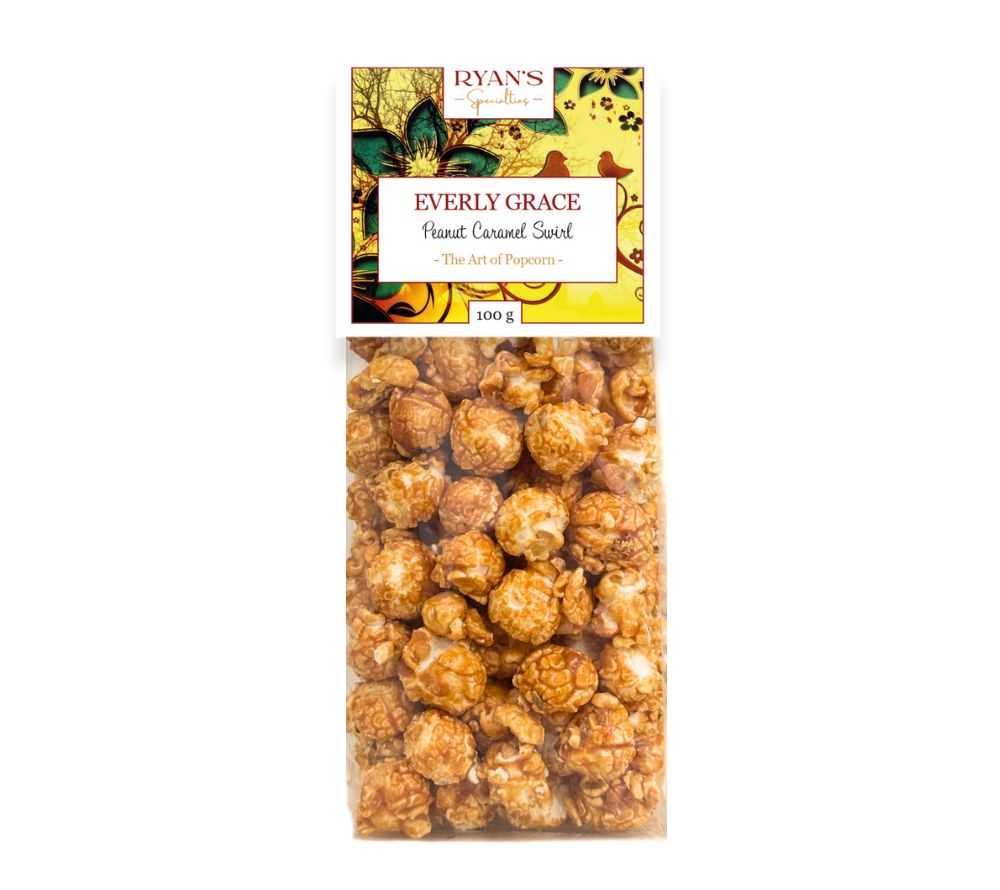 Everly Grace Popcorn Peanut Caramel Swirl kaufen | Karamell und Erdnussbutter für unwiderstehlichen Genuss | Ideal für Naschkatzen