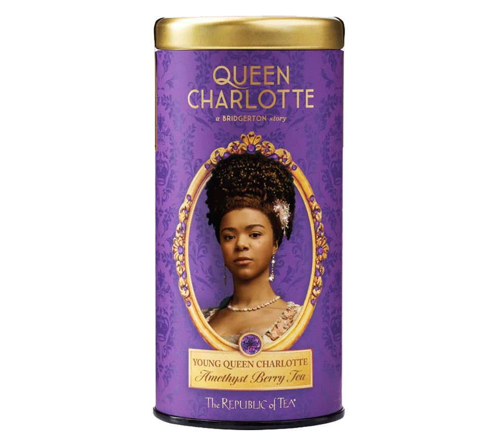 Young Queen Charlotte Amethyst Berry Tea von The Republic of Tea kaufen | Orange und Hibiskus Tee | Ideal für Teeliebhaber und Serienfans