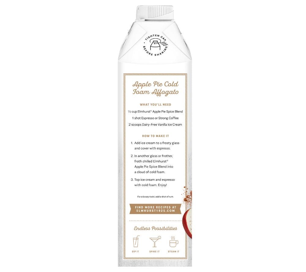 Hafer- und Cashewmilch mit Gewürznoten | Wärmende Zimt-, Muskat- & Apfelnoten | 100 % pflanzlich, vegan & laktosefrei | Europaweiter Versand | Jetzt bestellen!