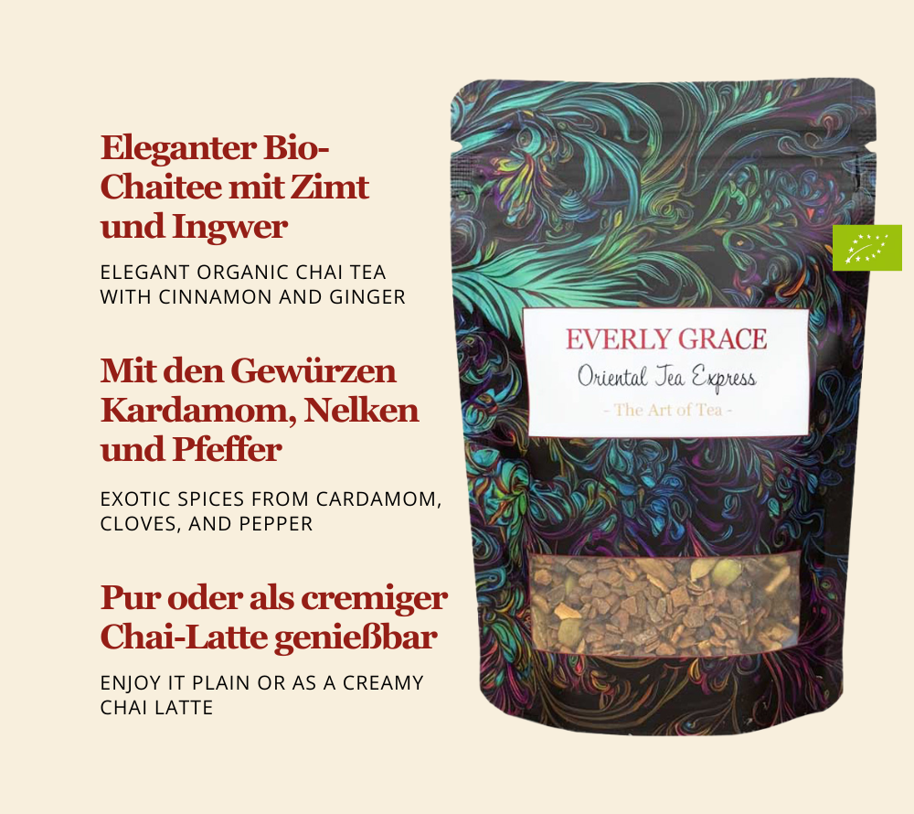Oriental Tea Express - Everly Grace Tea (100 g-Beutel Bio-Tee)