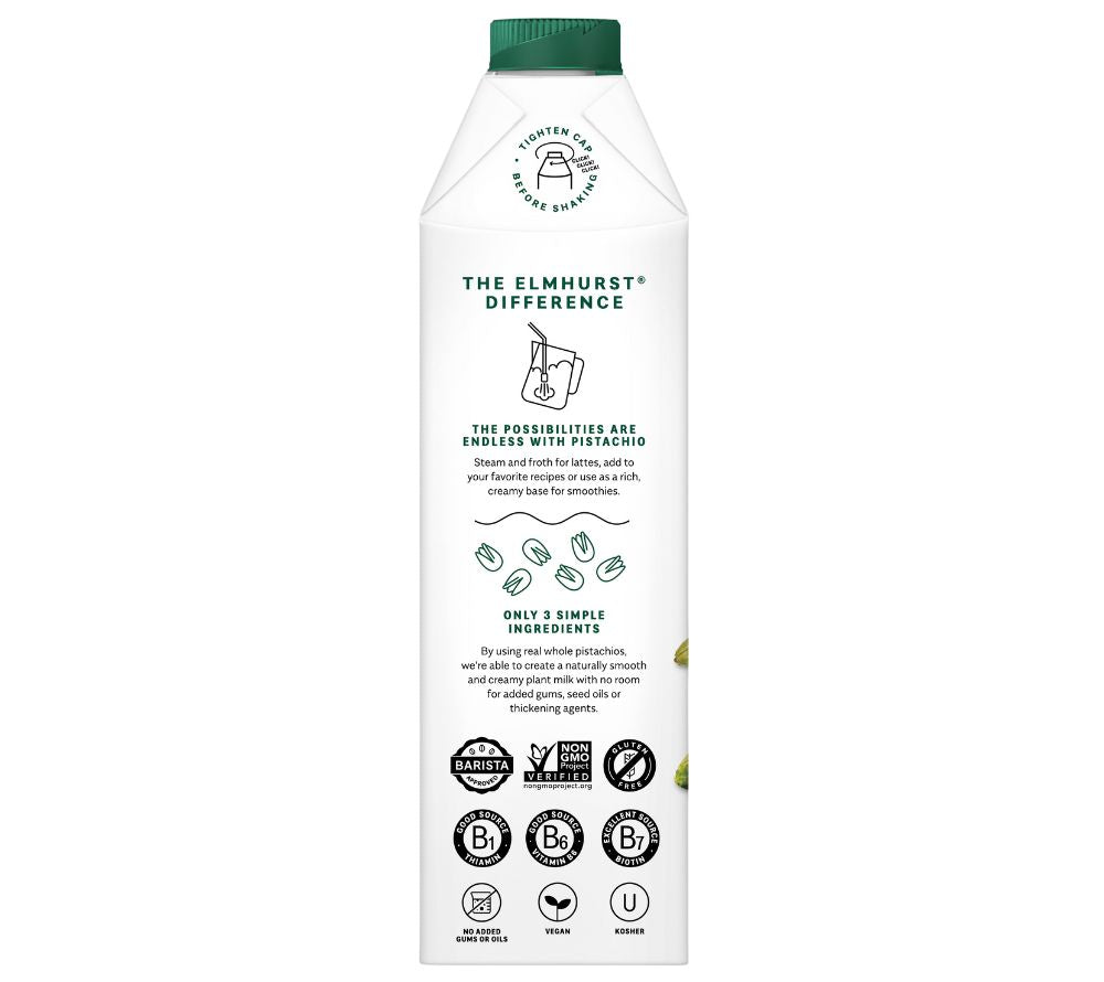 27 ganze Pistazien pro Glas | 100 % pflanzlich, vegan & laktosefrei | Ohne Zuckerzusatz, Emulgatoren, Gums oder Öle | Europaweiter Versand | Jetzt bestellen!
