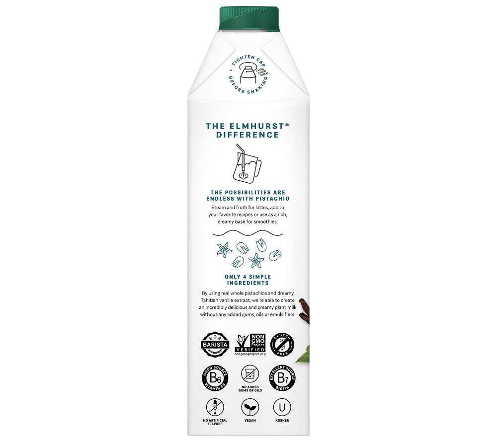 Kalifornische Pistazien mit feiner Tahiti-Vanille | 100 % pflanzlich, vegan & laktosefrei | Barista-tauglich & schäumbar | Europaweiter Versand | Jetzt bestellen!