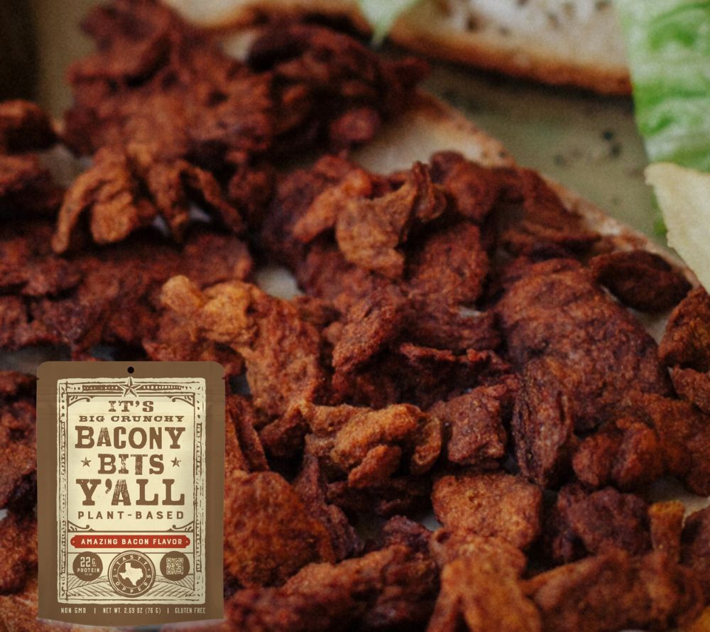 It's Big Crunchy Bacon Bits kaufen ☆ Vegan & glutenfrei ☆ 22 g Protein pro Packung ☆ Vielseitig als Topping oder Snack ☆ Jetzt probieren!