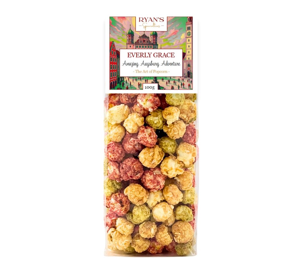 Popcorn mit Himbeer-, Matcha- und Kokosnussgeschmack ☆ Handwerklich verfeinertes Popcorn ☆ Ideal als Mitbringsel, zum Teilen & genießen ☆ Jetzt bestellen!