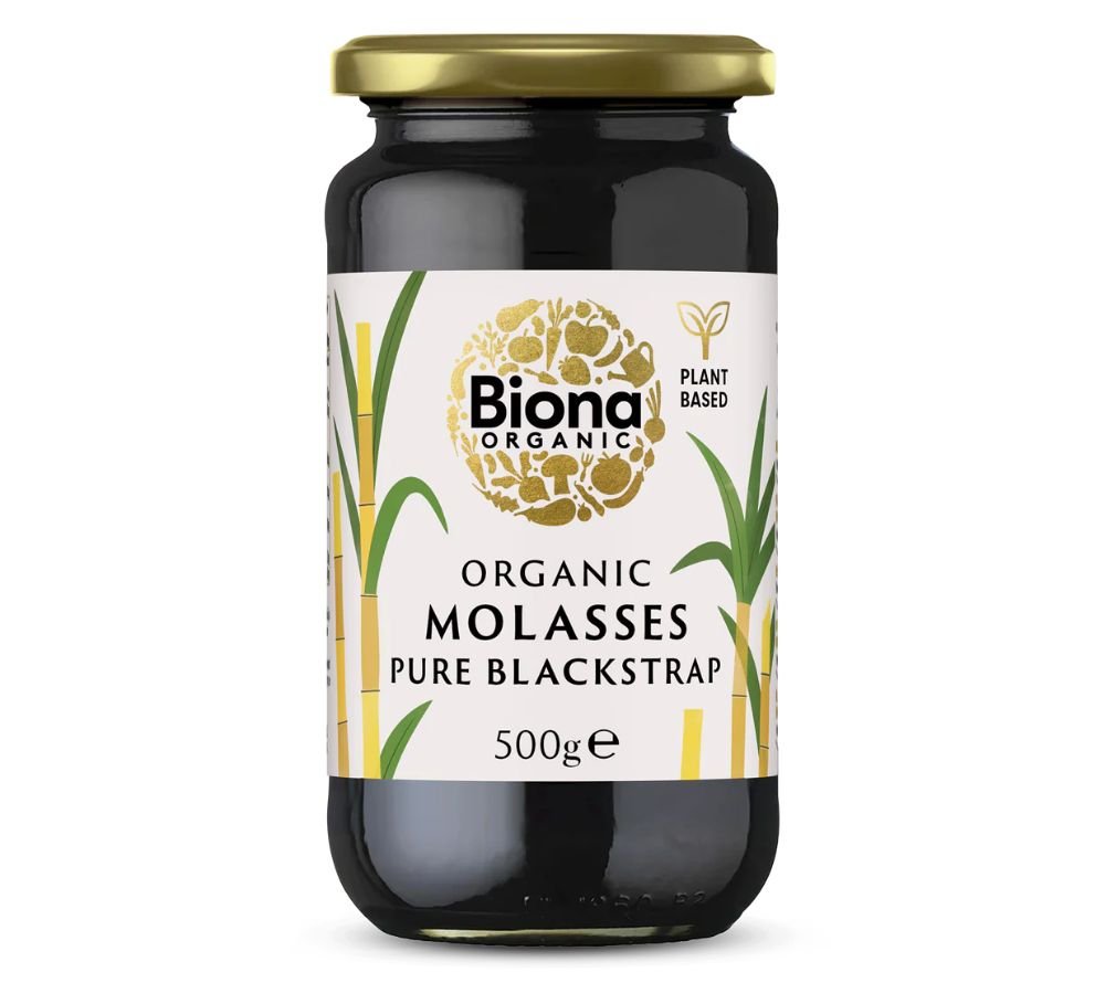 Biona Organic Blackstrap Molasses bei Ryan's Specialties kaufen – Bio, malzig, nährstoffreich & vielseitig für Backen, Drinks & Küche.
