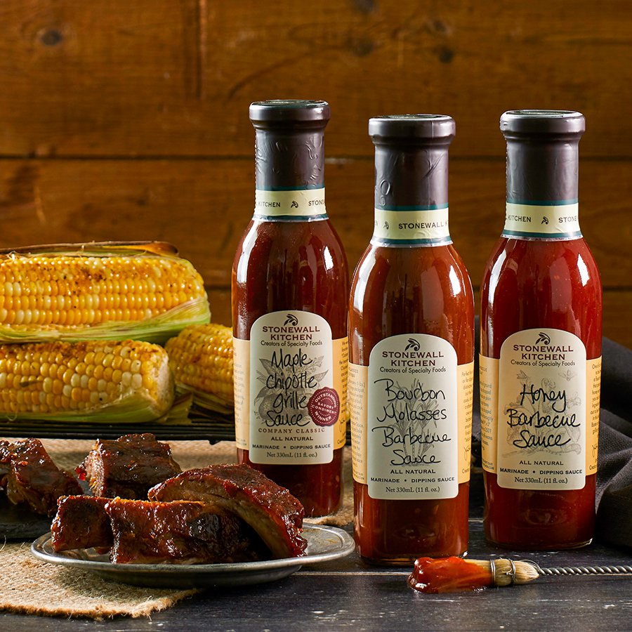Honey Barbecue Sauce von Stonewall Kitchen kaufen | Bestseller | mild-würzige Sauce mit Tomaten, Honig | Als Grillsauce, für Fondue, zum Kochen