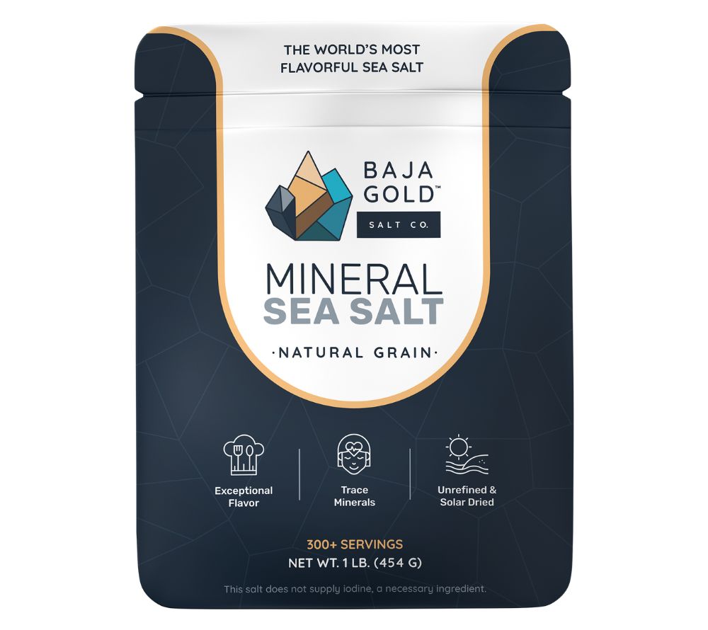 Baja Gold Mineral Sea Salt kaufen | Natürliches, mineralstoffreiches, unraffiniert Meersalz | Perfekt für den täglichen Gebrauch