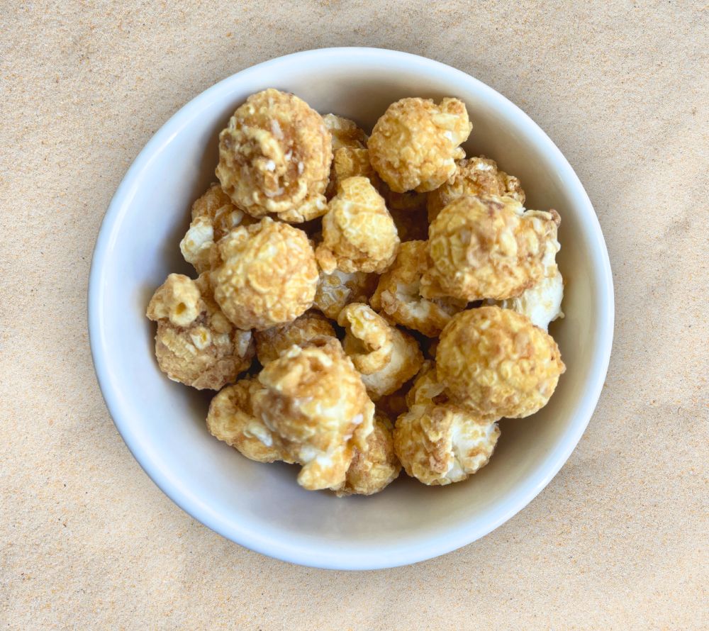 Popcorn Coconut Paradise von Everly Grace kaufen | tropisch-exotisches Popcorn der Extra-Klasse | Holen Sie sich das Urlaubsgefühl nach Hause