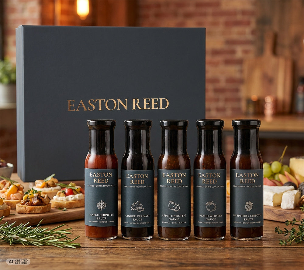 Gourmet-Saucen Geschenkset für Hobbyköche von Easton Reed