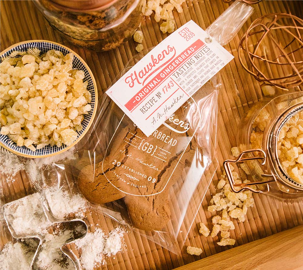 Gingerbread Men Original von Hawkens Gingerbread kaufen | 2 Ingwerkeksmänner nach einem traditionellen Rezept | Ideal zu Kaffee oder Tee