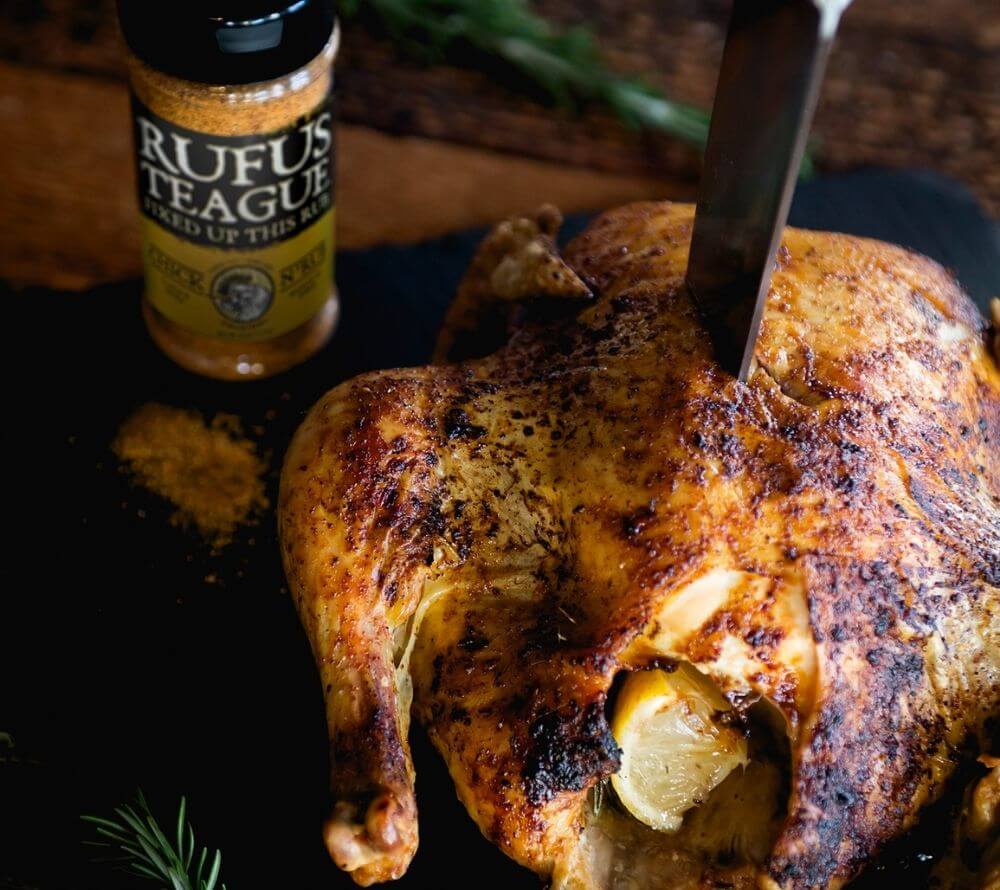 Chick N' Rub Gewürz von Rufus Teague kaufen | Klassisches Hähnchengewürz | Perfekt für Hähnchen, Schweinefleisch und Rindfleisch
