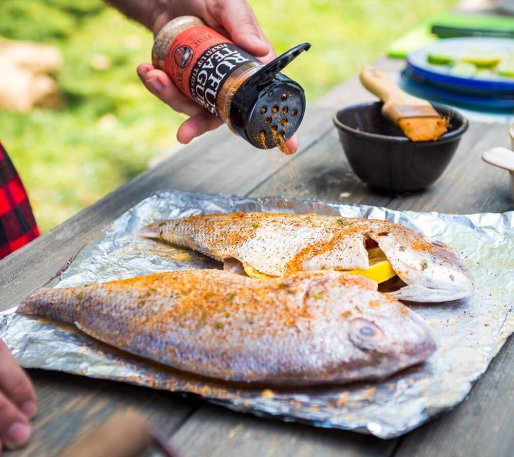 Fish Rub Gewürz von Rufus Teague kaufen | Gewürz für Fisch | Perfekt zu Fisch, aber auch Gemüse, Kartoffeln und andere Köstlichkeiten