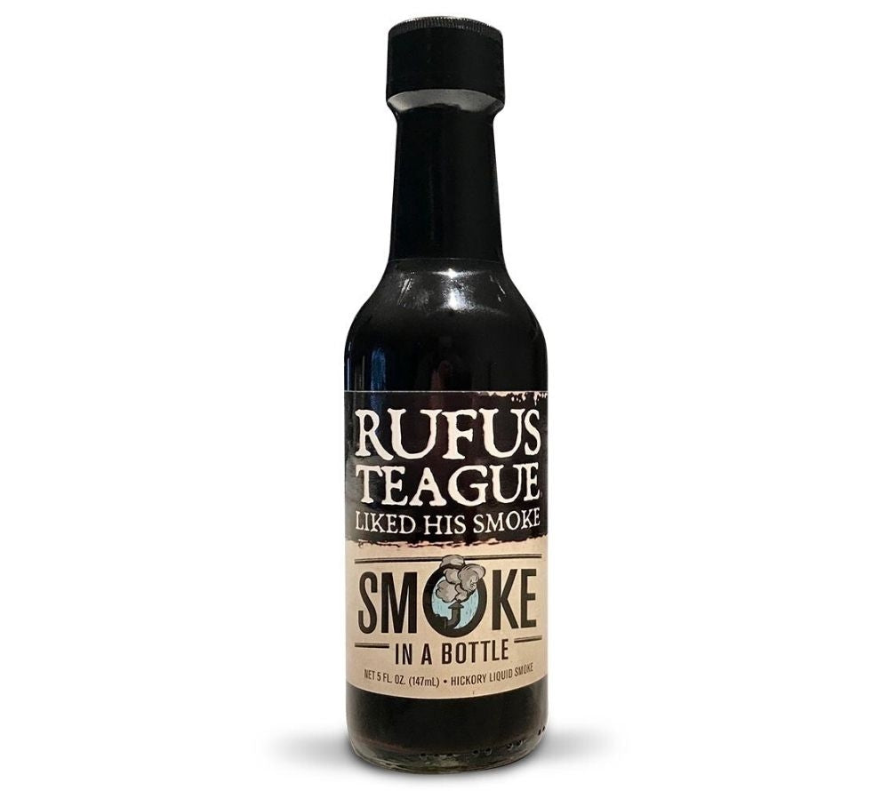 Smoke in a Bottle von Rufus Teague kaufen | Hickoryaroma mit Melasse, braunen Zucker und Sojasauce | Ideal für Marinaden und Eintöpfe