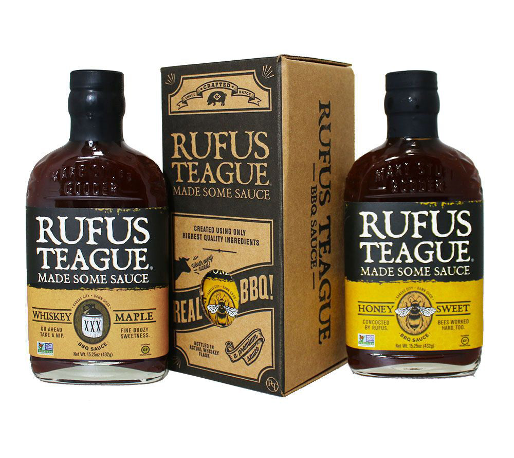Rufus Teague Sauce Box kaufen | zwei der leckersten und beliebtesten Rufus Teague Saucen in einer ansprechenden Probierbox | Ideal als Geschenk