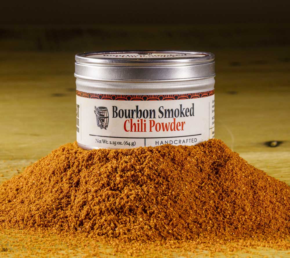 Bourbon Smoked Chili Powder von Bourbon Barrel Foods kaufen | Geräuchertes Chilipulver | Perfekt zu Fisch, Geflügel, Gegrilltem oder Lamm