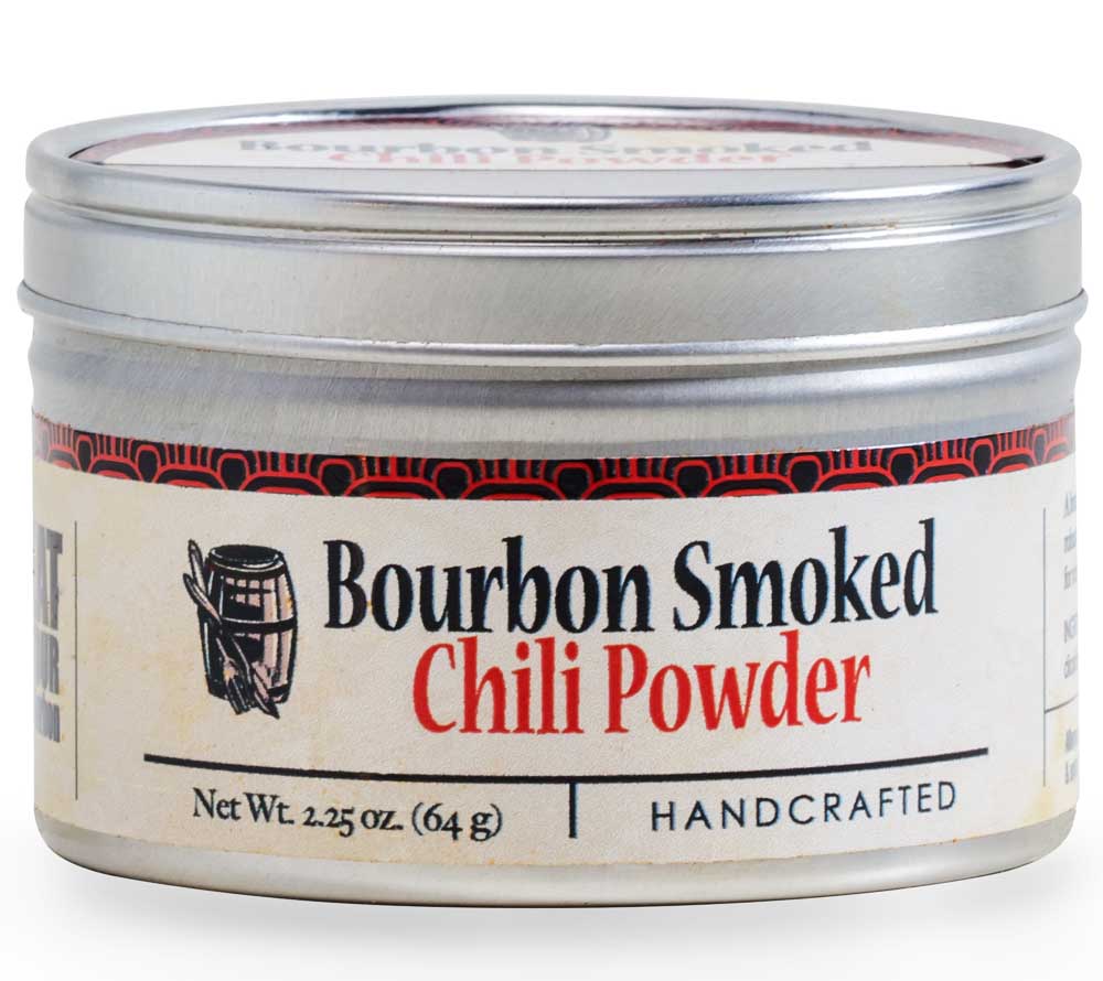 Bourbon Smoked Chili Powder von Bourbon Barrel Foods kaufen | Geräuchertes Chilipulver | Perfekt zu Fisch, Geflügel, Gegrilltem oder Lamm