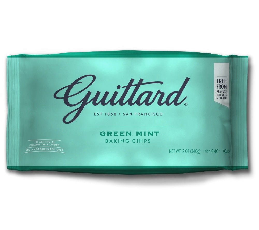 Chocolate Chips Green Mint von Guittard kaufen | minzige Schokoladenchips | Ideal zum zum Backen und Naschen