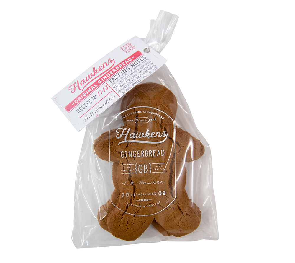 Gingerbread Men Original von Hawkens Gingerbread kaufen | 2 Ingwerkeksmänner nach einem traditionellen Rezept | Ideal zu Kaffee oder Tee