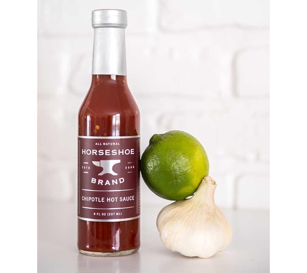 Chipotle Hot Sauce von Horseshoe Brand kaufen | Kräftige Hot Sauce mit Chipotle | Perfekt für Eintöpfe und Suppen