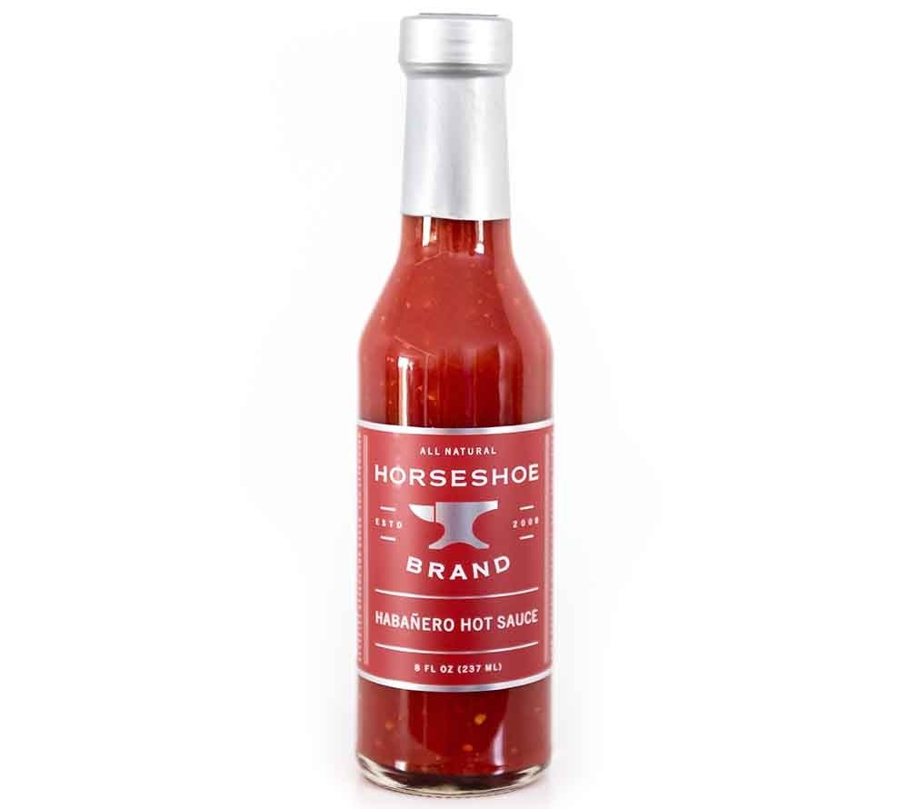 Habanero Hot Sauce von Horseshoe Brand kaufen | Chilisauce mit Knoblauch, Mango und Ghost Peppers | Perfekt zum Grillen oder Dippen