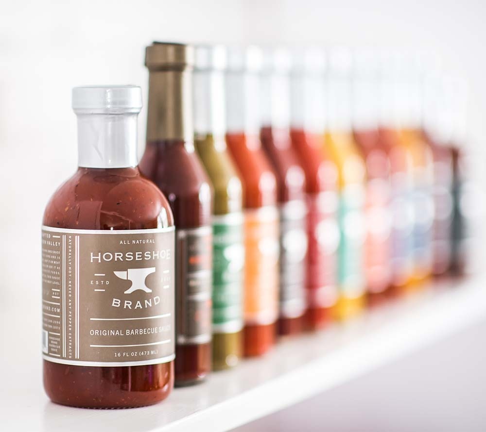 Original Barbecue Sauce von Horseshoe Brand kaufen | Aromatische Barbecue Sauce, herzhaft, leicht scharf | Perfekt zu Fleisch oder Gemüse
