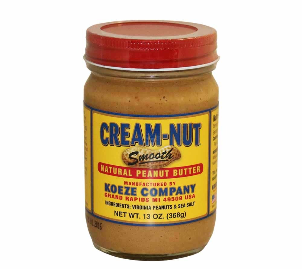Erdnussbutter Smooth von Koeze kaufen | cremig-reine Erdnussbutter | Ideal zu Sandwiches, Desserts, Süßspeisen