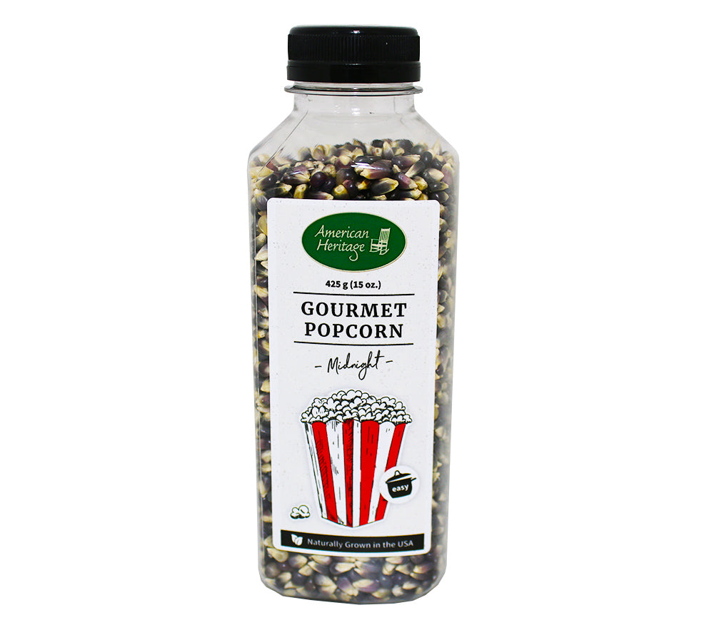 Midnight Gourmet-Popcorn kaufen | Gourmet-Popcorn aus historischem Saatgut | ohne harte Schale | Perfekt für den Filmeabend
