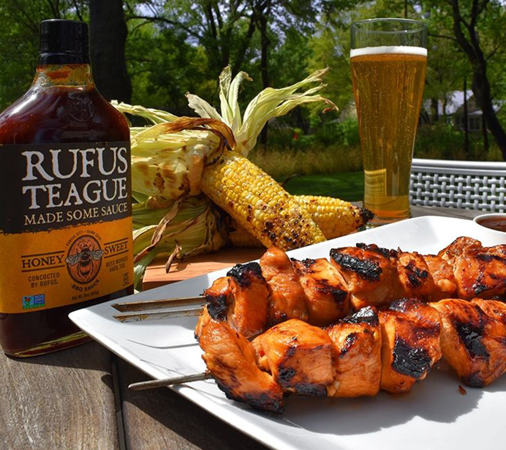 Honey Sweet BBQ-Sauce von Rufus Teague kaufen | Mild-rauchige Barbecuesauce mit Honig | Perfekt zu Burger, Sandwiches oder zu Fleisch