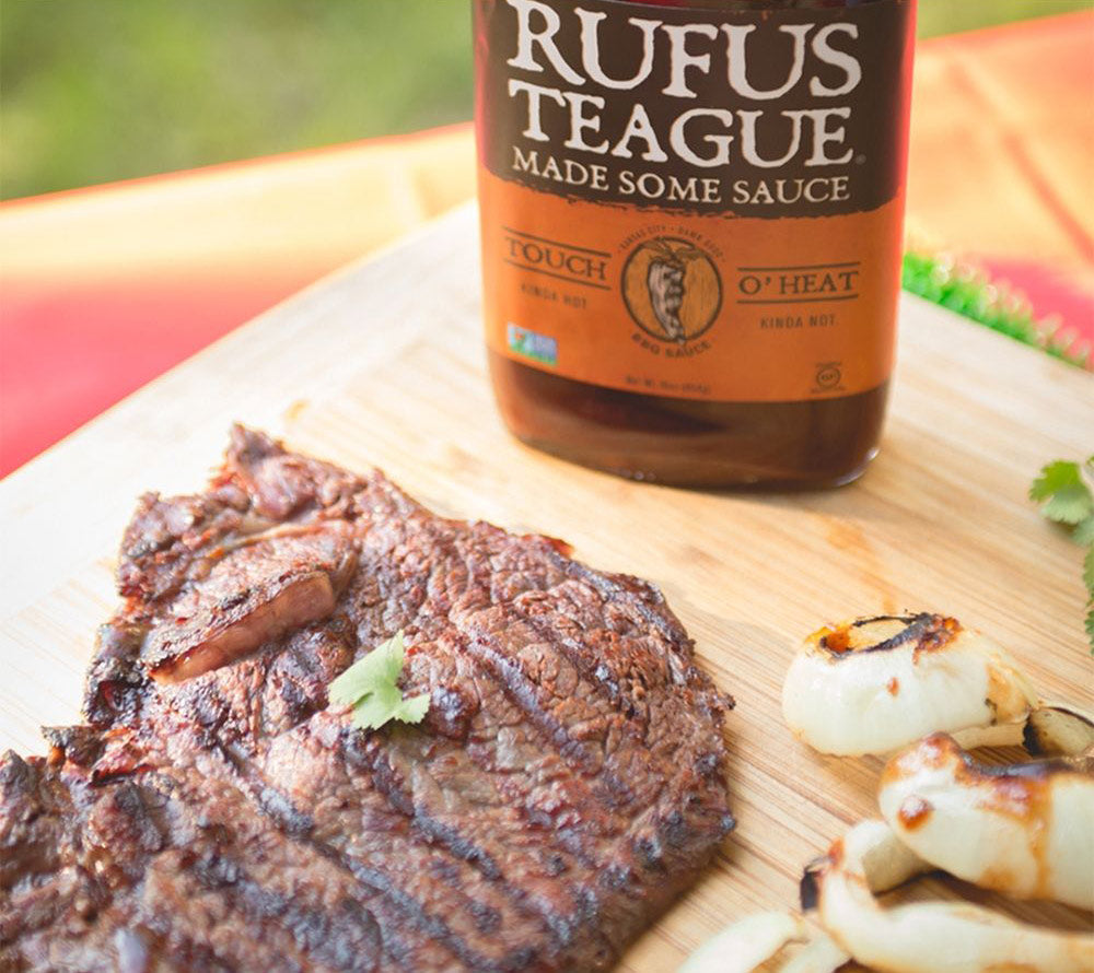 Touch O Heat BBQ-Sauce von Rufus Teague kaufen | rauchig-süße Barbecuesauce mit Chili | Perfekt zu Burger, Sandwiches oder zu Fleisch