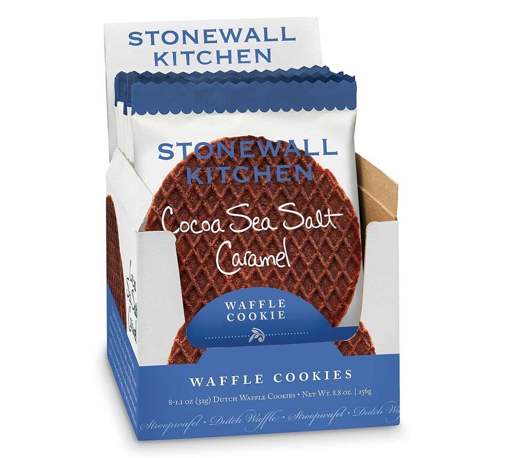 Cocoa Sea Salt Caramel Waffle Cookie von Stonewall Kitchen kaufen | Karamell-Kakao-Creme mit einer Prise Meersalz | Ideal zu Kaffee oder Tee