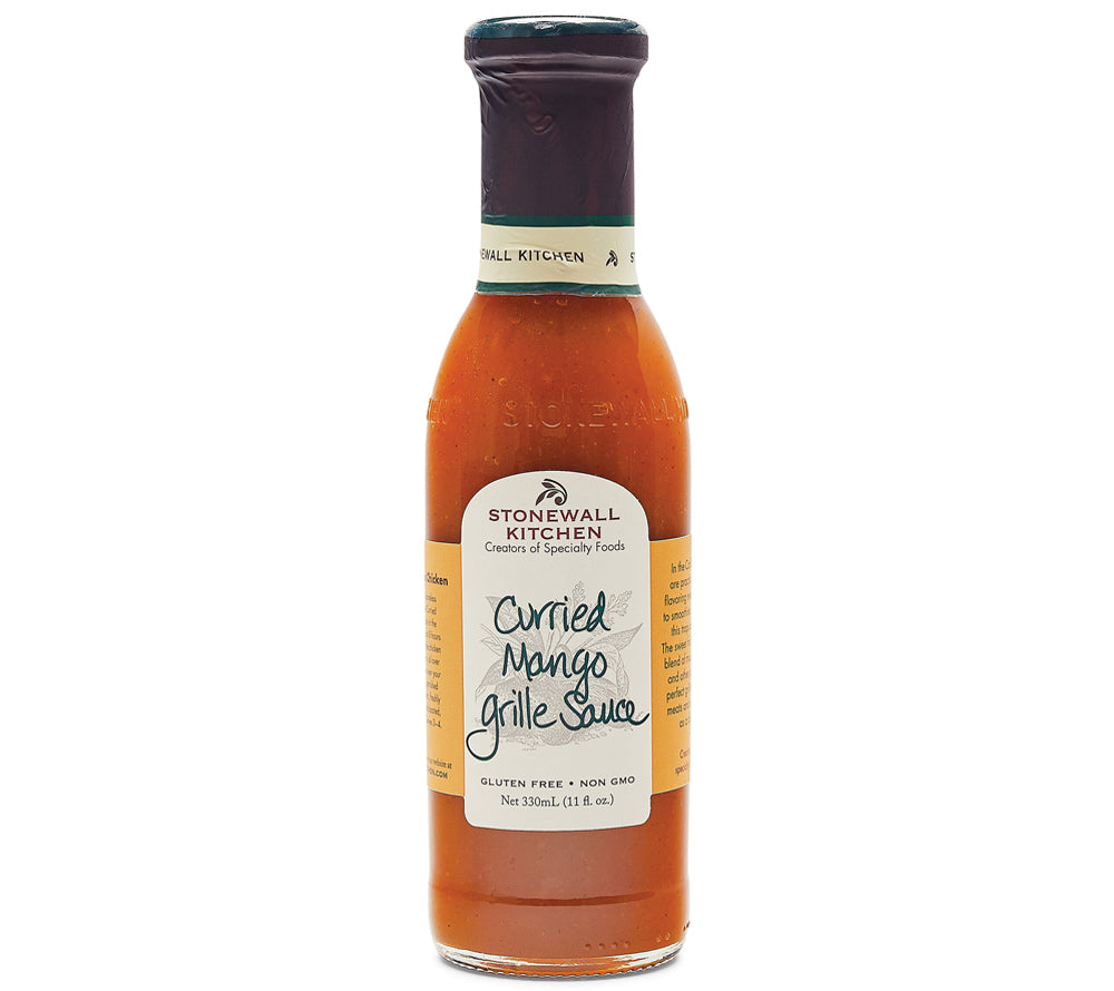 Curried Mango Grille Sauce von Stonewall Kitchen kaufen | Fruchtig-pikante Mix | Perfekt zum Marinieren - Fleisch, Gemüse oder Dip-Sauce