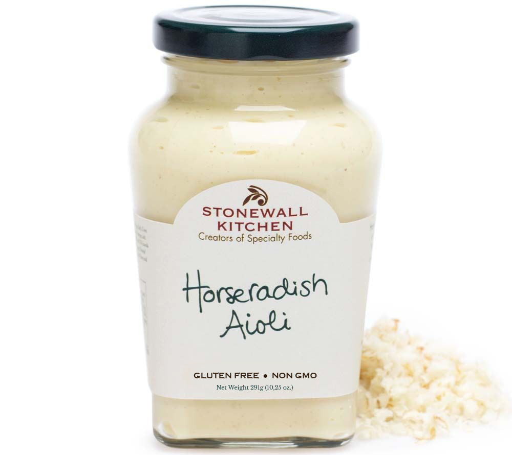 Horseradish Aioli von Stonewall Kitchen kaufen | intensiver Geschmack nach Meerrettich | Ideal zu Sandwiches oder gegrilltem Gemüse