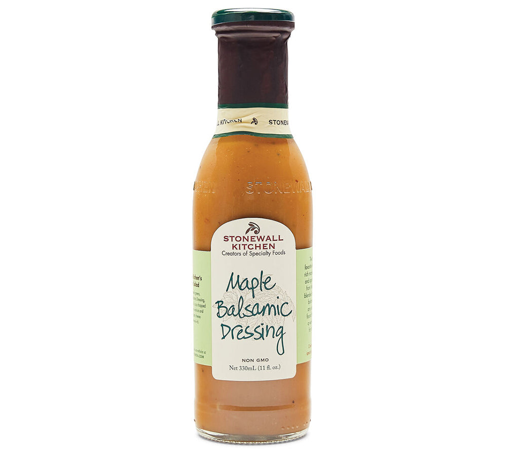 Maple Balsamic Dressing von Stonewall Kitchen kaufen | mild, Süße von Ahornsirup | Ideal für Salate, Marinade und gebratenes Gemüse