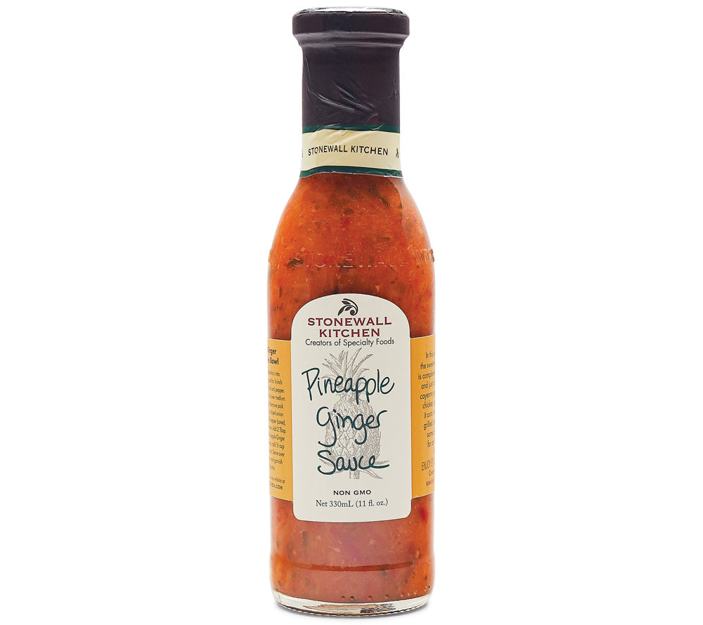 Pineapple Ginger Sauce von Stonewall Kitchen kaufen | fruchtig, sommerlich, scharf aus Ananas und Ingwer | Ideal zu Reis- und Hühnchengerichten