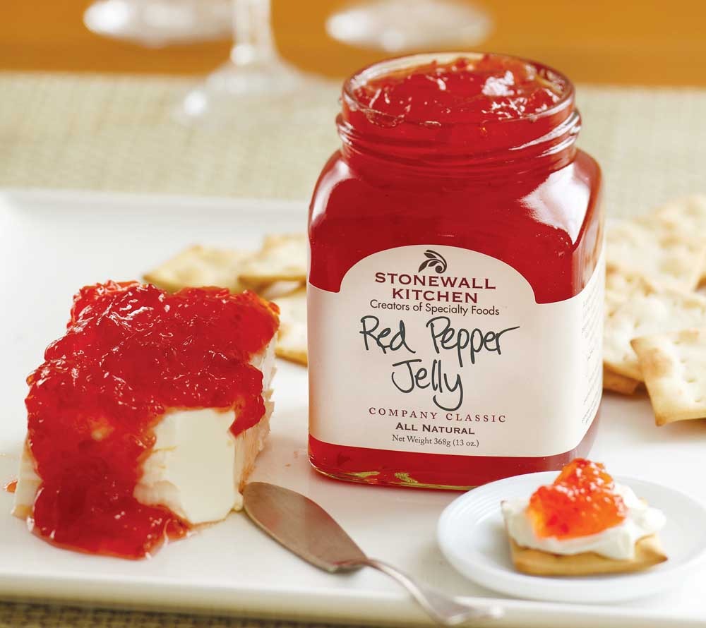 Red Pepper Jelly von Stonewall Kitchen kaufen | fruchtig aus roter Paprika, Rohrzucker und Cayennepfeffer | Ideal zu Käse und Frischkäse