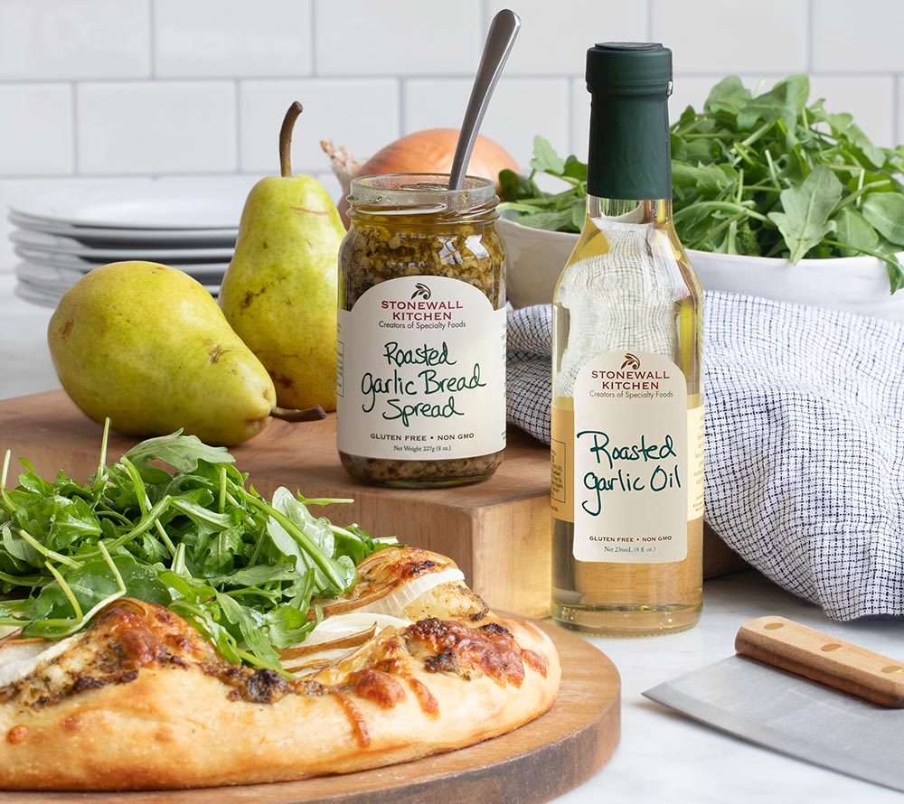 Garlic Bread Spread von Stonewall Kitchen kaufen | Aufstrich mit geröstetem Knoblauch | Ideal zu Pizza, Bruschetta, Pasta, Brot und als Dip