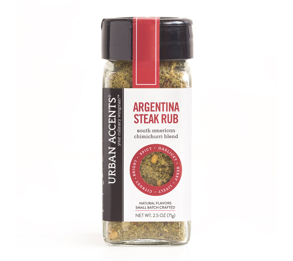 Argentina Steak Rub Gewürz von Urban Accents kaufen | Steakgewürz aus Knoblauch, Zwiebeln, Petersilie | Ideal für Fleisch- oder Kartoffelgerichte