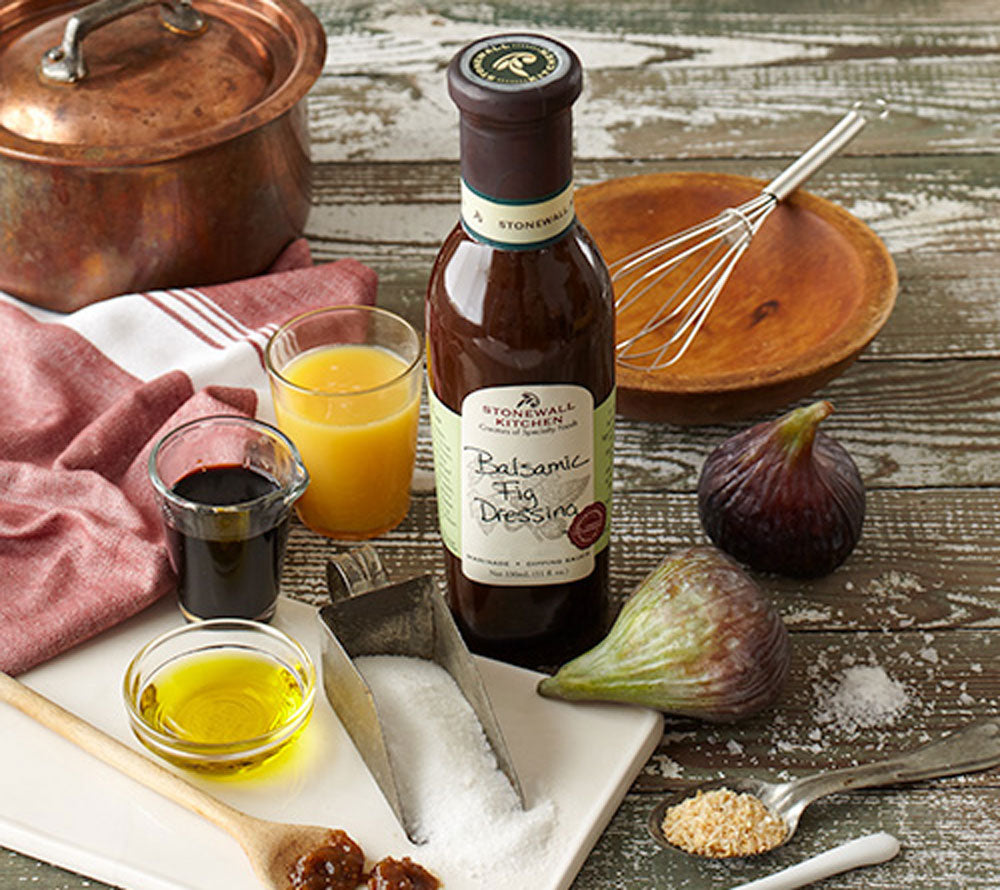 Balsamic Fig Dressing von Stonewall Kitchen kaufen | süß-saures Aroma, fruchtige Feigen | Perfekt für Salate aber auch als Dip zu Käse
