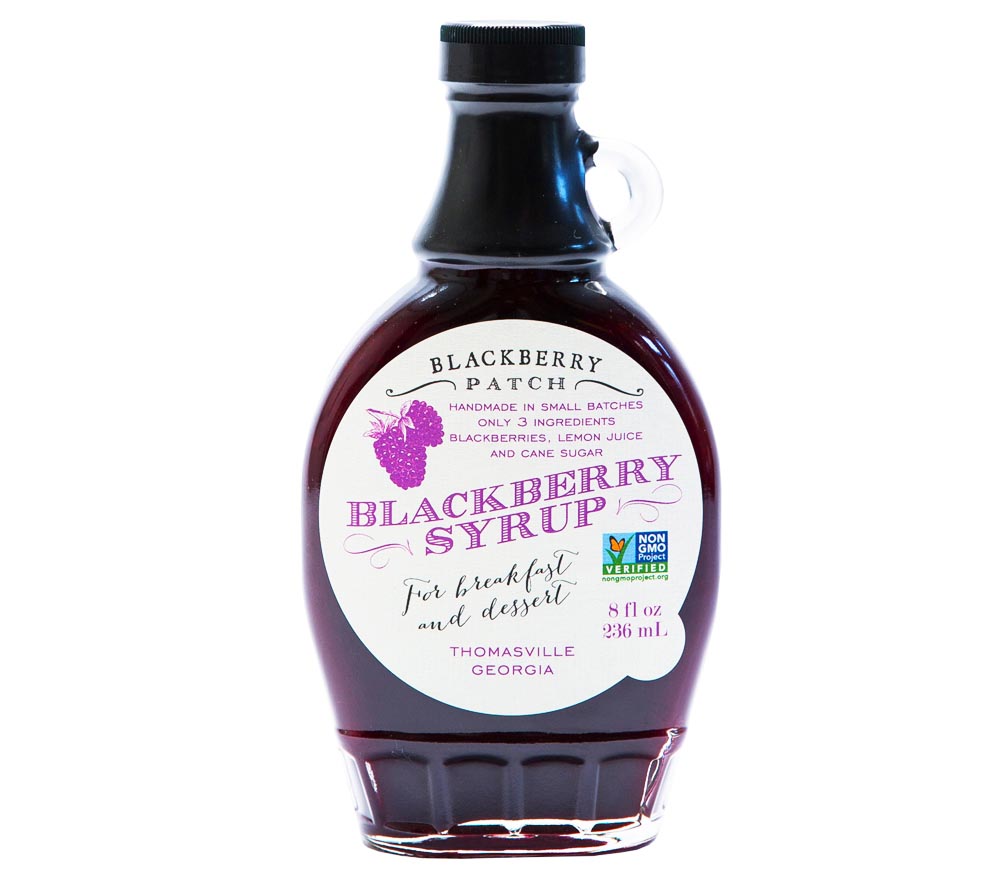 Blackberry Syrup von Blackberry Patch kaufen | Brombeersirup für American Pancakes zum Frühstück oder als Zusatz für Marinaden, Joghurtmüsli
