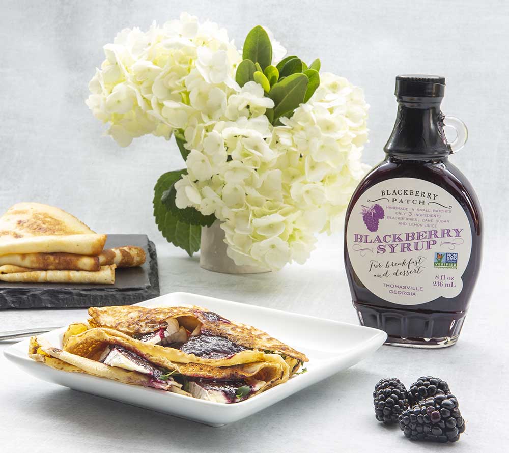 Blackberry Syrup von Blackberry Patch kaufen | Brombeersirup für American Pancakes zum Frühstück oder als Zusatz für Marinaden, Joghurtmüsli