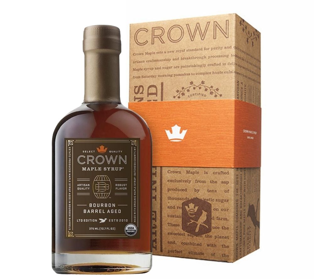 Crown Maple Bourbon Barrel Ahornsirup kaufen ☆ Bio-Qualität ☆ Für Pancakes, Waffeln und Desserts ☆ Mehr Sorten ☆ Jetzt probieren!