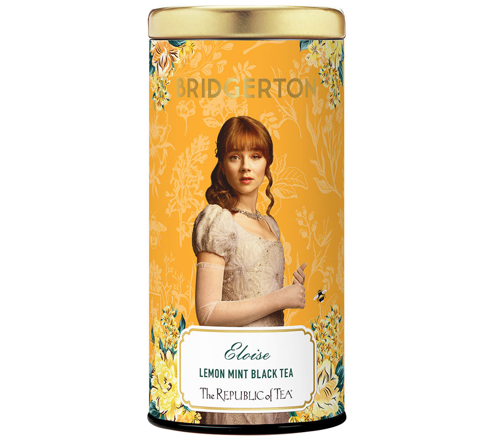 Bridgerton Eloise Lemon Mint Black Tea von The Republic of Tea kaufen | Schwarztee mit Minze | Perfekt zur Bridgerton Netflix-Serie