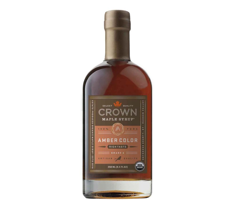 Crown Maple Amber Color Ahornsirup kaufen | Reichhaltiger Sirup mit Aromen von Lebkuchen und Toffee | Ideal als Geschenk für Feinschmecker