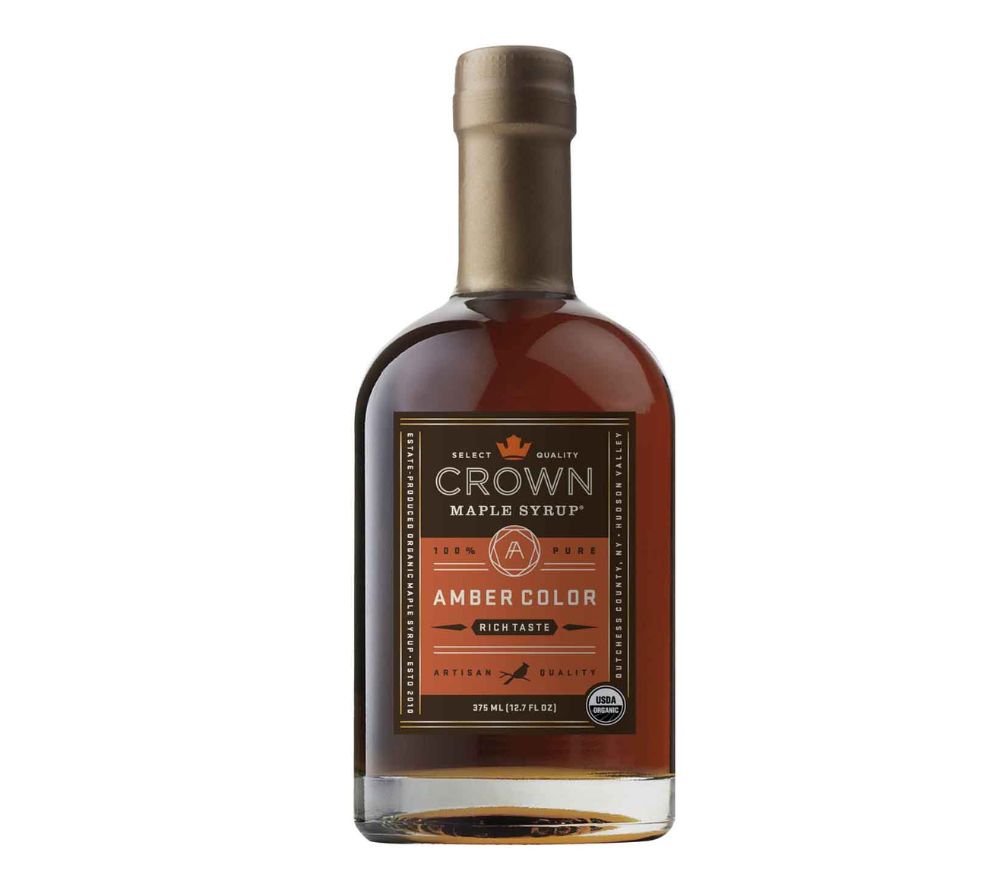 Crown Maple Amber Color Ahornsirup kaufen | Reichhaltiger Sirup mit Aromen von Lebkuchen und Toffee | Ideal als Geschenk für Feinschmecker
