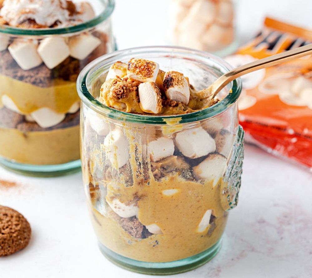 Dandies Marshmallows - Mini Kürbis (vegan) kaufen | Vegane Mini-Marshmallows mit Kürbis-Note | Ideal zum Backen, im Heißen Kakao oder zum Naschen