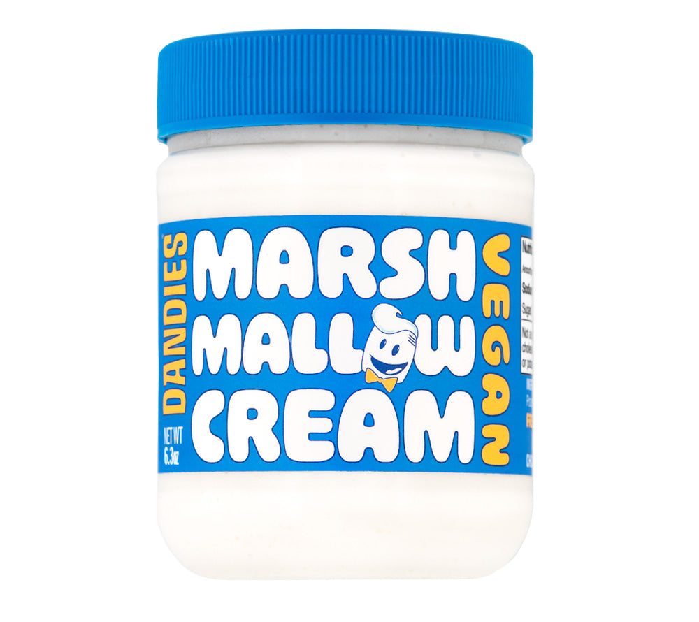 Dandies Vegane Marshmallow Cream kaufen | Marshmallow als Creme | als Brotaufstrich oder Topping | eine vegane, unwiderstehliche Versuchung