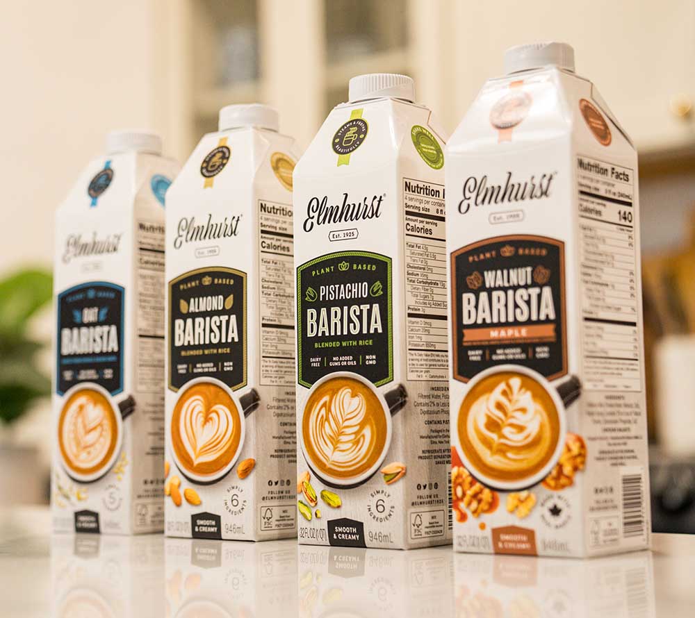 Maple Walnut Barista Edition von Elmhurst | Walnussdrink mit Ahornsirup | pflanzliche Milchalternative | Ohne Zusatzstoffe | Jetzt probieren